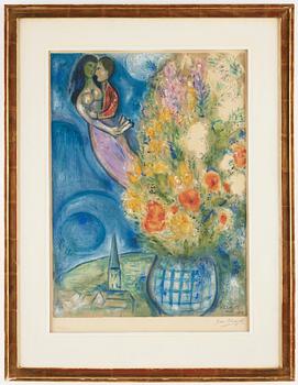 Marc Chagall Efter, "Les Coquelicots".