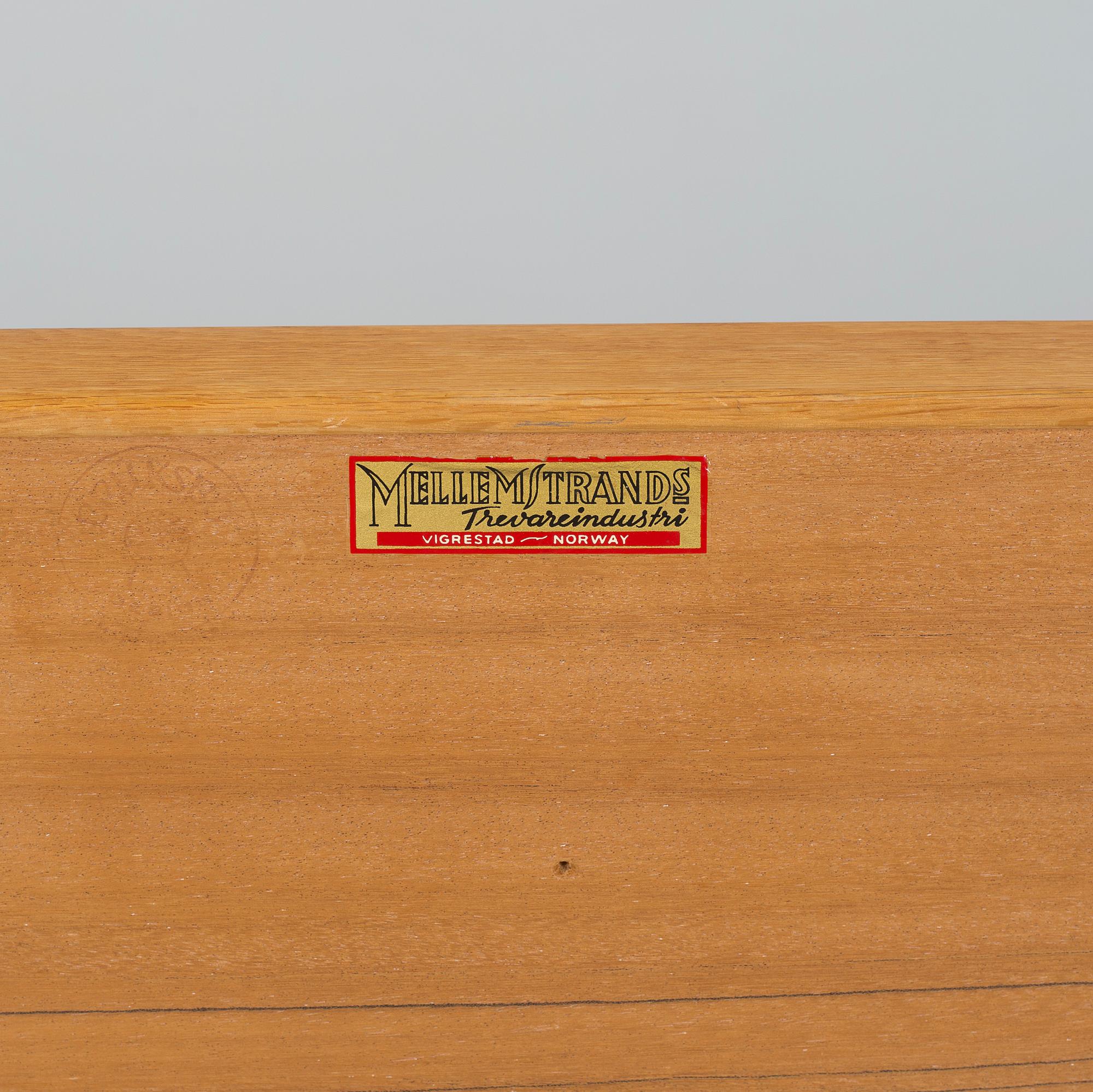 A bench by Torbjörn Afdal for Mellemstrand in Norway, model "Krobo", second half of the 20th century.