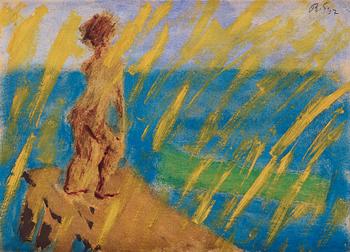 855. Ragnar Sandberg, Bather in the sun.