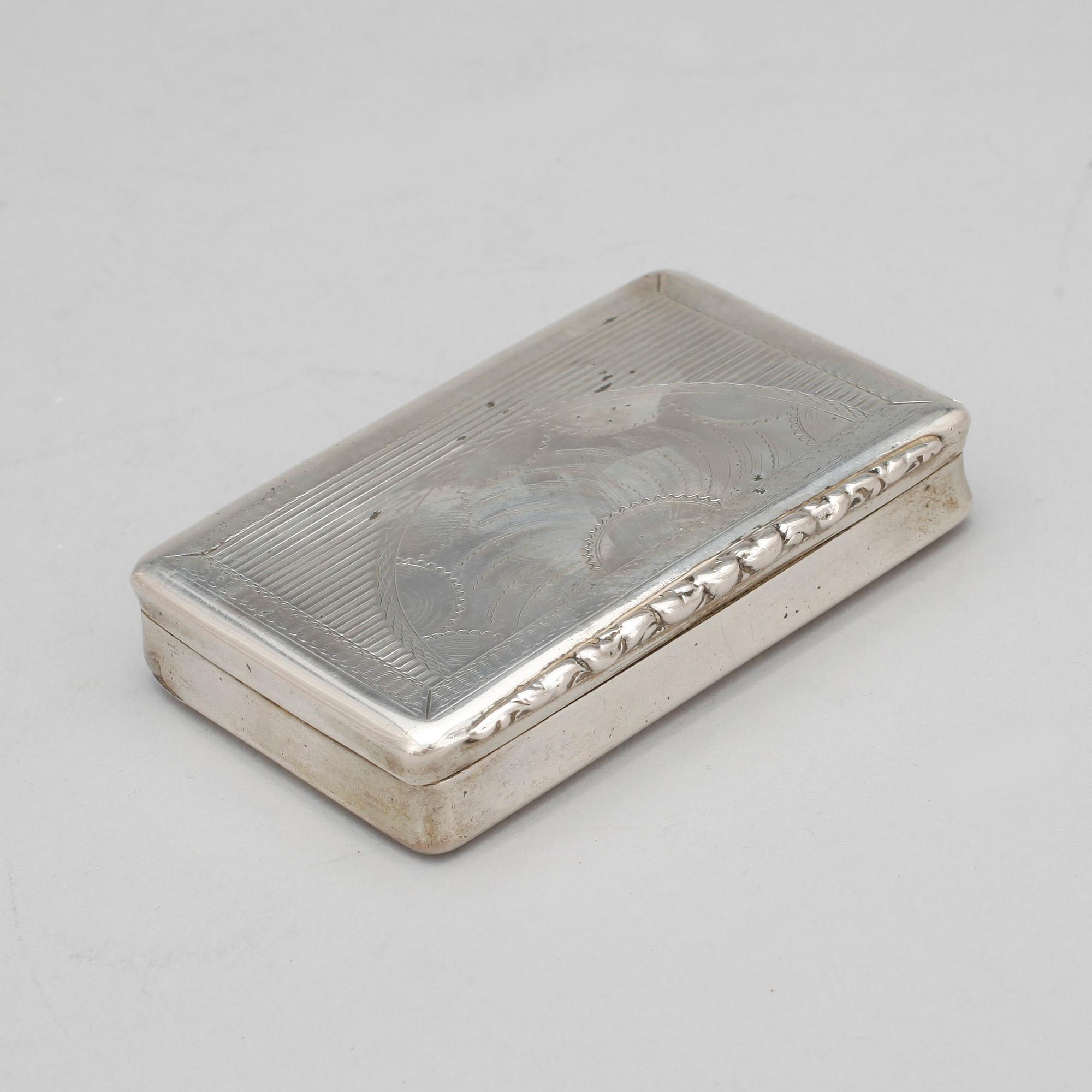 PARTI SILVER, 3 delar, 1800/1900-tal. Total vikt ca 117 gram.
