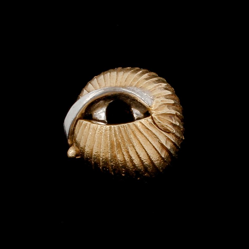 LÅS, 14k guld och vitguld, Ole Lynggaard, Danmark, 2000-tal. Vikt 2 g.