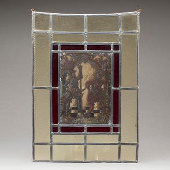 GLASMÅLNING, troligen Danmark, 1900-talets första hälft.