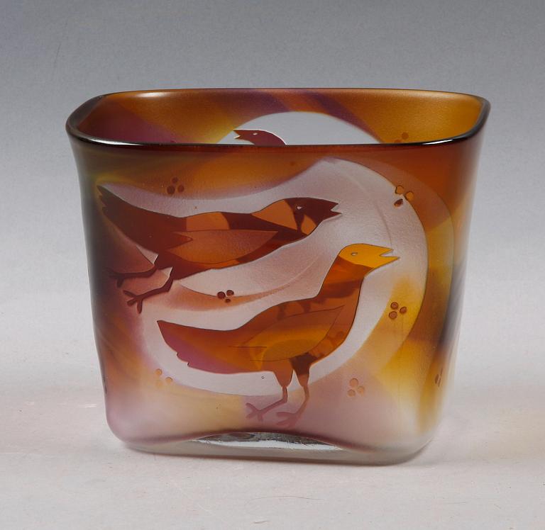 VAS, glas, Bertil Vallien Boda.