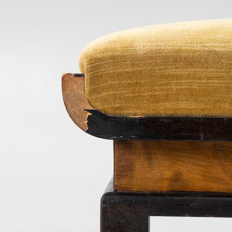 a Swedish Grace stool, 1930s.