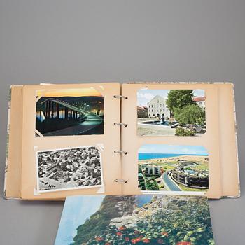 EN SAMLING VYKORT, 6 album, mestadels 1900-tal.