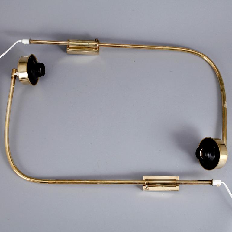 VÄGGLAMPOR, 2 st, modell 2484, Josef Frank, Firma Svenskt Tenn.