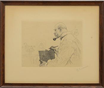 Carl Larsson, "Självporträtt".
