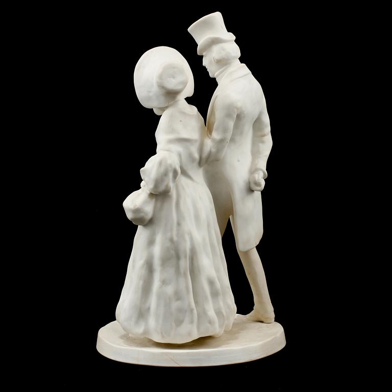 FIGURIN, parian, Ruth Milles, Gustafsberg, 1914.