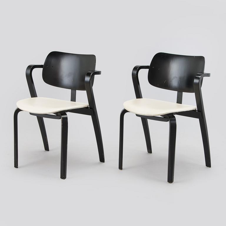 Ilmari Tapiovaara, a set of six 1960s 'Aslak' armchairs for Asko, Finland.