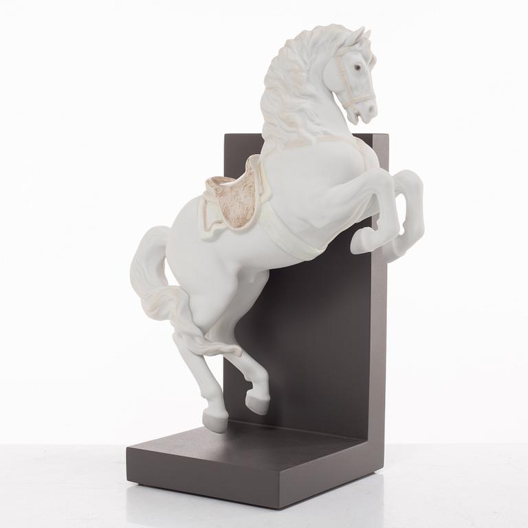 Lladró, figurine, "Horse on Courbette", Spain.