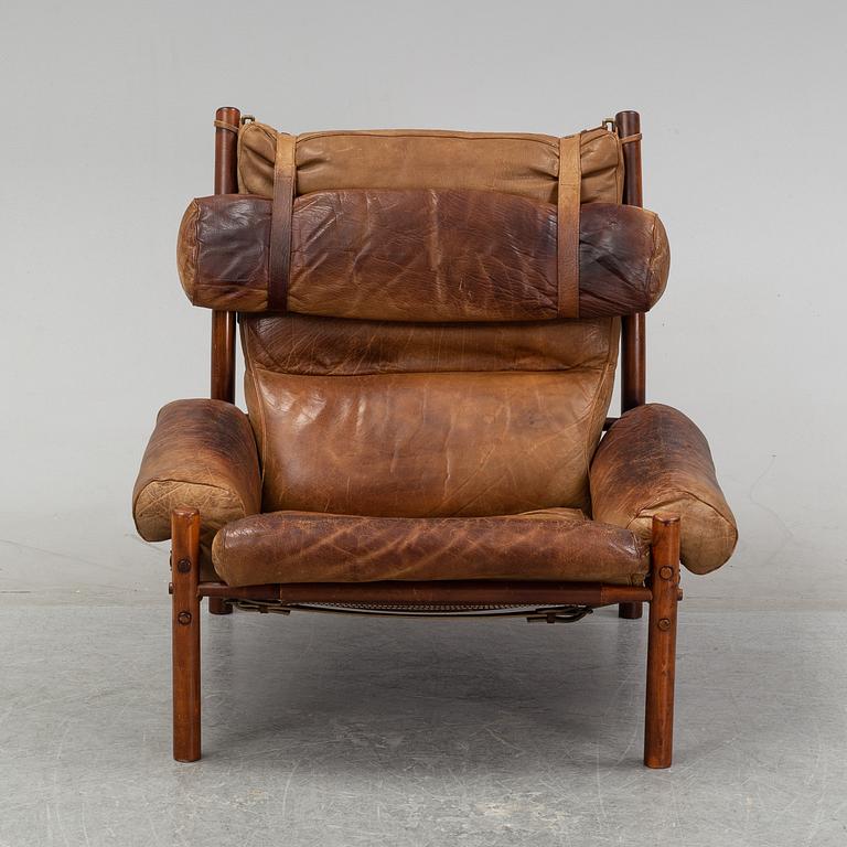 Arne Norell, an 'Inca' stained beech easy chair, Norell Möbel AB, 1970's.