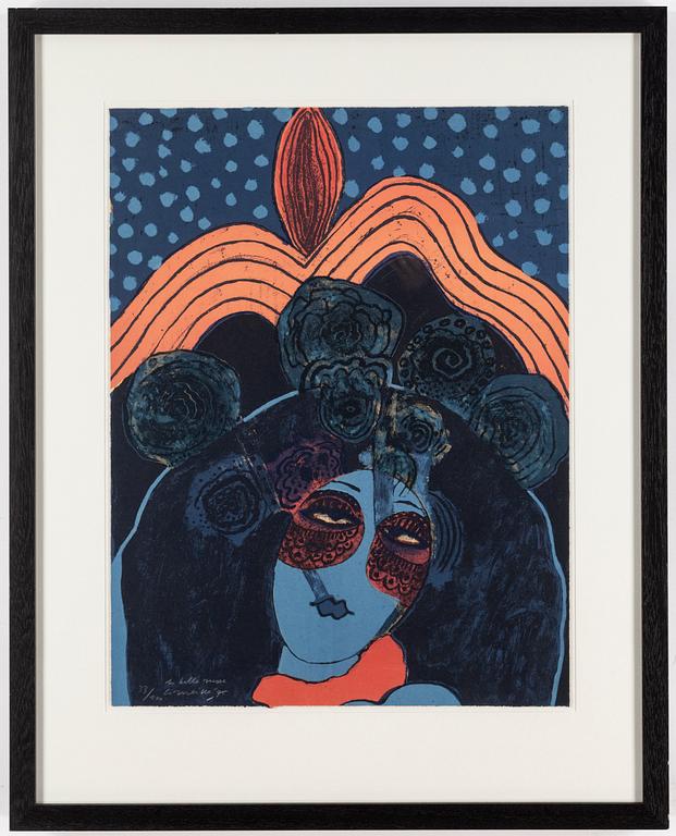 BEVERLOO CORNEILLE, lithograph in colours, 1975, signed 33/100.