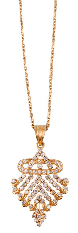 DIAMANTHÄNGE MED KED.