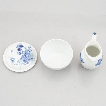 Royal Copenhagen, a 27-piece coffee service, 'Blue Flower', Denmark.