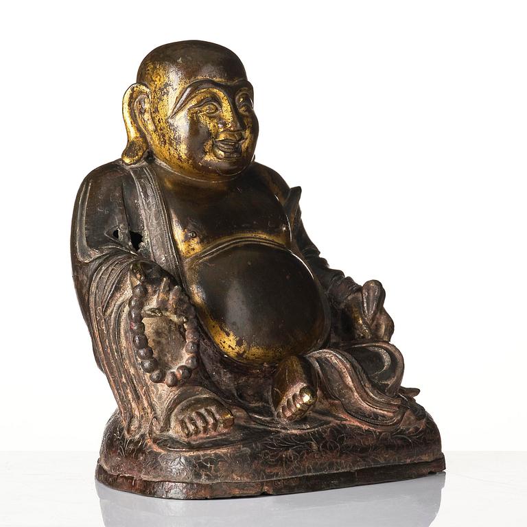 Budai, brons. Mingdynastin (1368-1644).