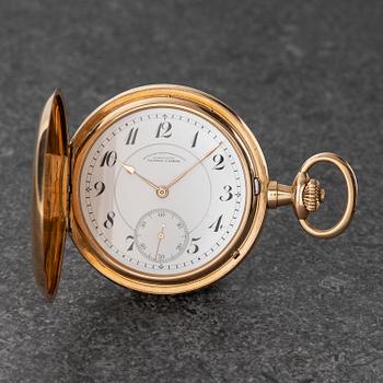 1018. A. Lange & Söhne, Deutsche Uhrenfabrikation Glashütte, savonett, ca 1920.