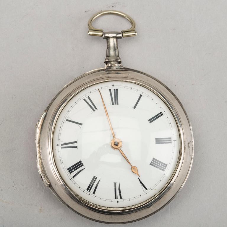 BENJAMIN ASH CHATHAM, pocket watch, turn of the century 1800, ca 49 mm.