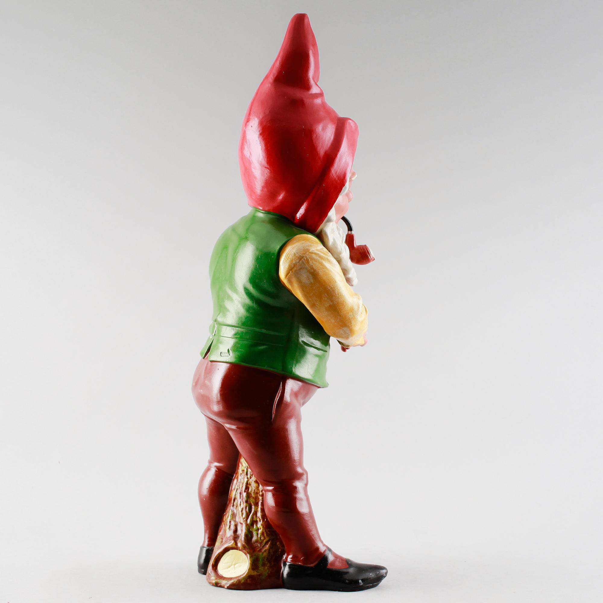 GOLVFIGUR, terracotta, 1900-talets andra hälft.