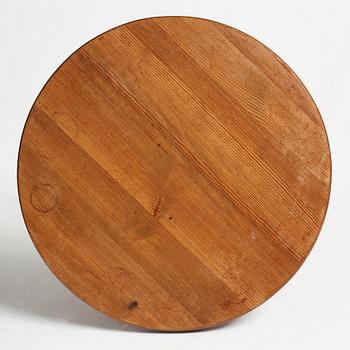 Axel Einar Hjorth, a stained pine "Lovö" table, Nordiska Kompaniet, Sweden 1930's.