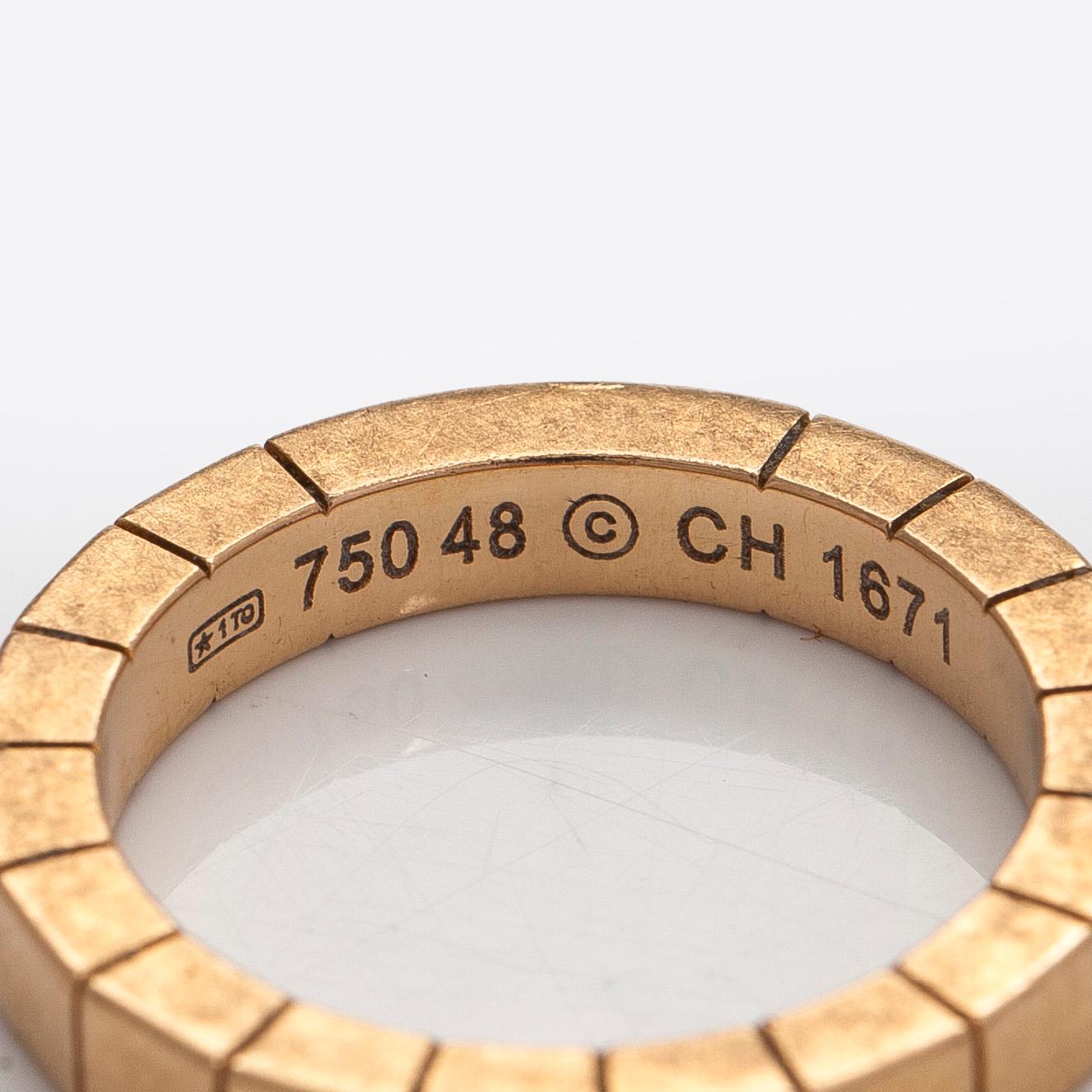 Cartier, sormus, Lanieres, 18K ruusukultaa,