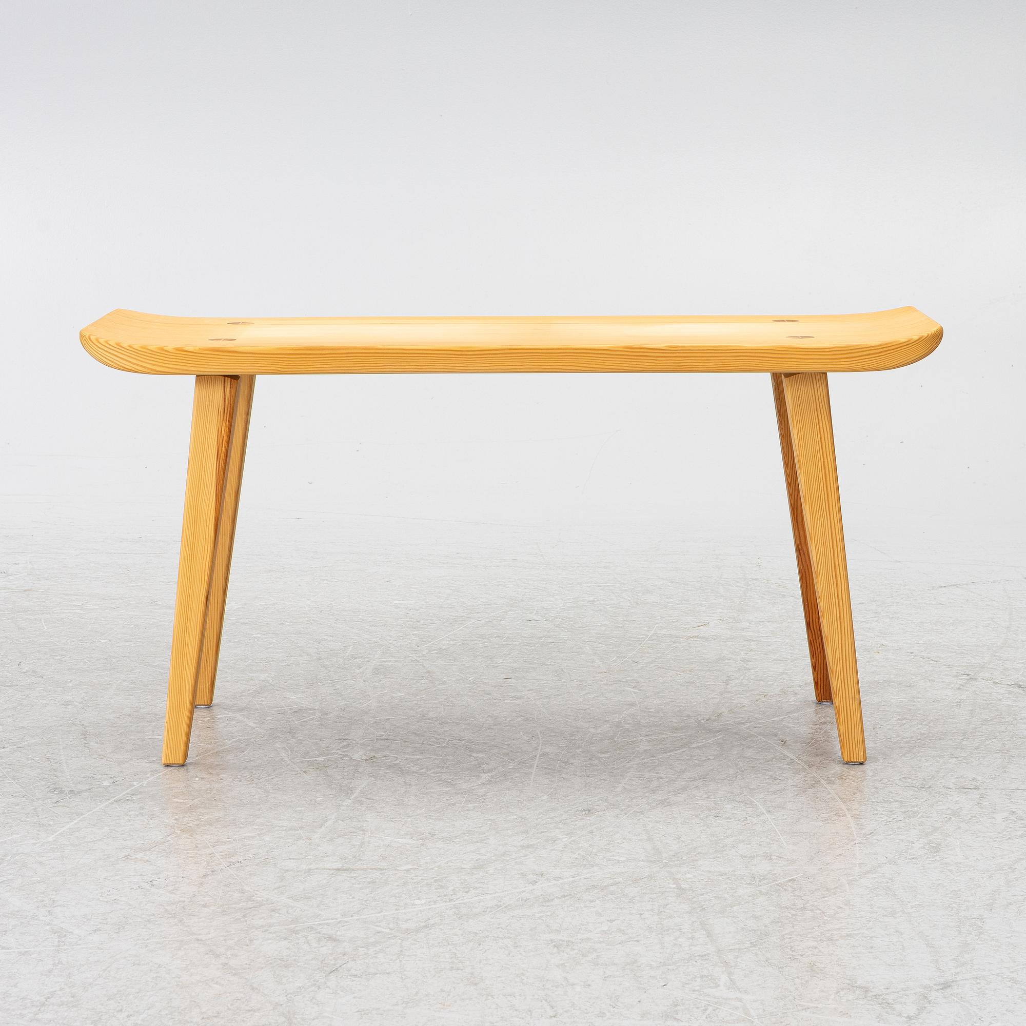 Carl Malmsten, bench, Visingsö.
