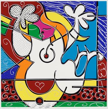 ROMERO BRITTO, silkscreen, signed with pencil and numbered HC.