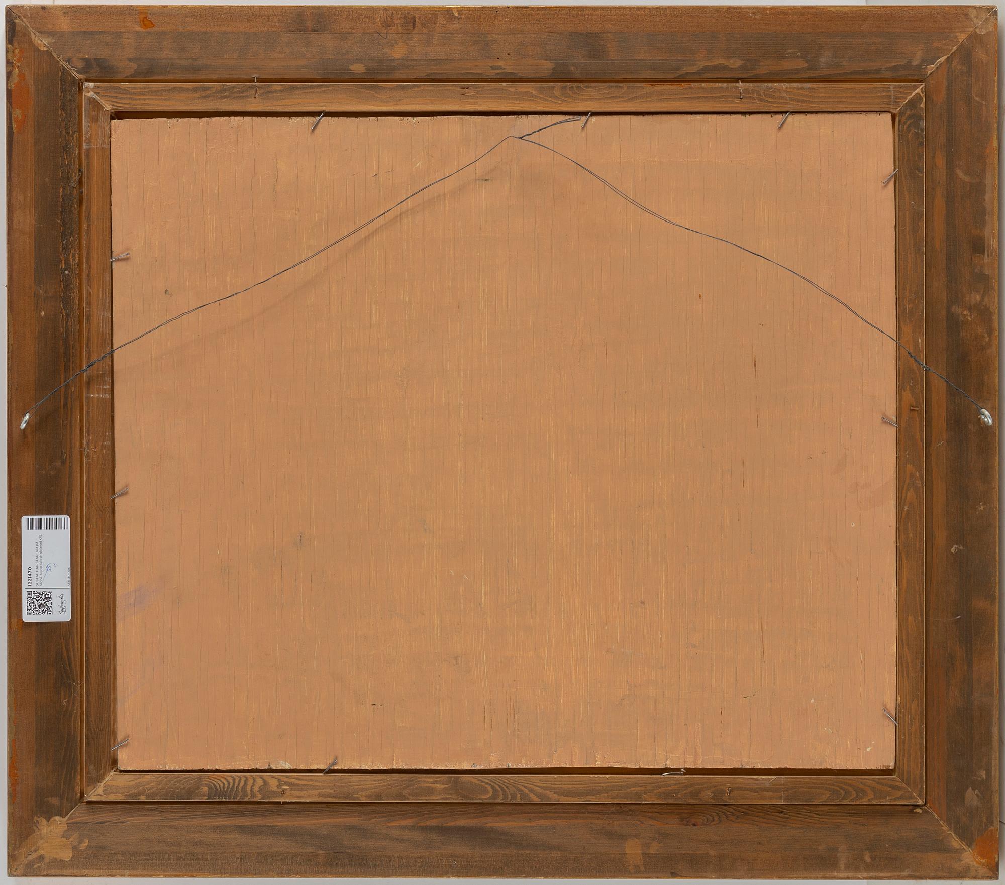 GUSTAF FJAESTAD, oil on panel, signed and dated -29.