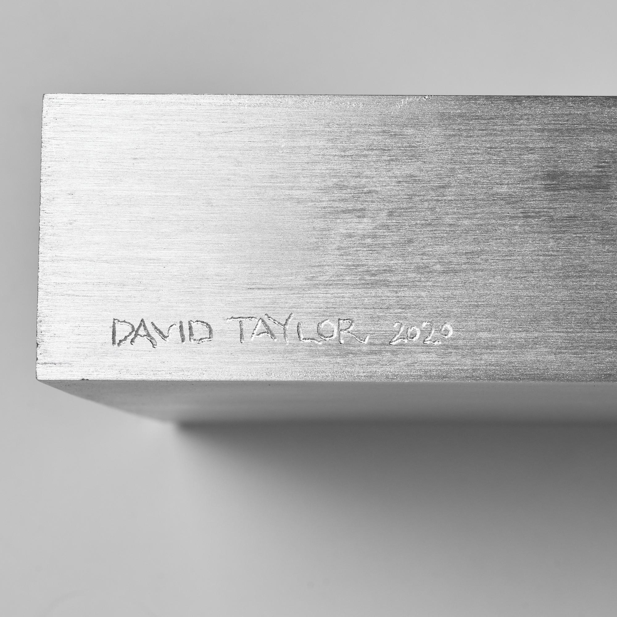 David Taylor, a unique bench, "Bent Bench", Studio Mellösaverken, Sweden, 2020.