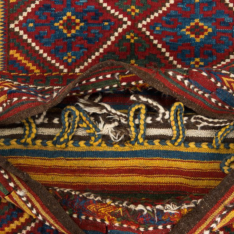A pair of west persian saddel bags. Circa  150 x 80 cm.