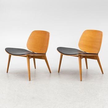 Jonas Lindvall, a pair of 'Papa' lounge chairs for Skandiform, 21st century.