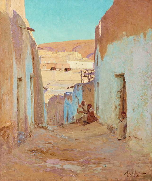 ALBERT GABRIEL RIGOLOT, olja på duk. Signerad och daterad 1896.