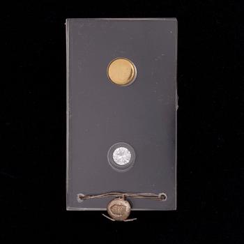 DIAMANT, briljantslipad 0,86 ct F-G (Top Wesselton) / VVS2.