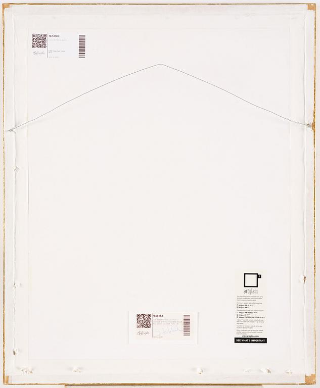 Lucio Fontana, efter, After Concetto Spaziale from  XX:e siècle no 12 1959.