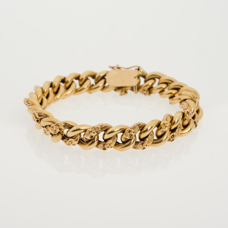 ARMBAND, 18K guld.