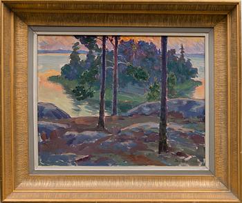 SANTERI SALOKIVI, SOLNEDGÅNG I SKÄRGÅRDEN.