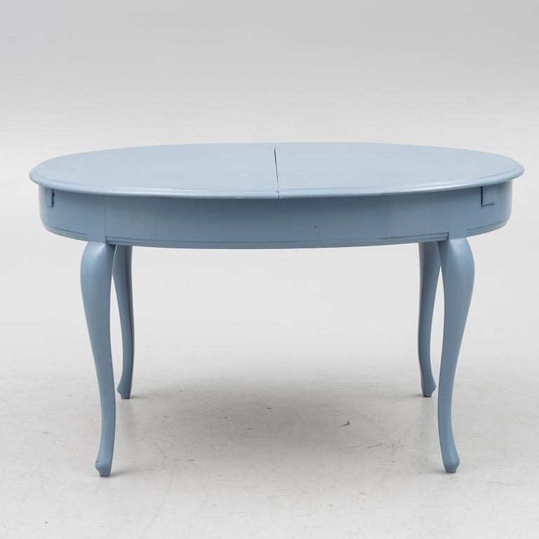 A five-piece Rococo style dining suite, circa 1900.