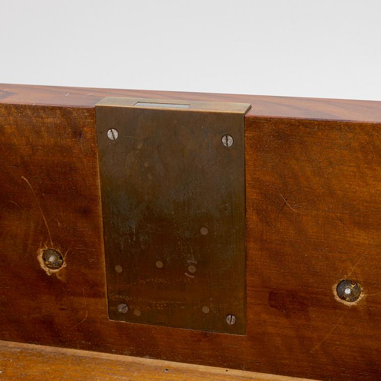 A French Napoleon III Louis XV-style parquetry and gilt bronze-mounted desk, second half of the 19th century.