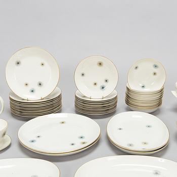 Raija Uosikkinen, ruoka-astiasto, "Jupiter", posliini, Arabia 1960-67.