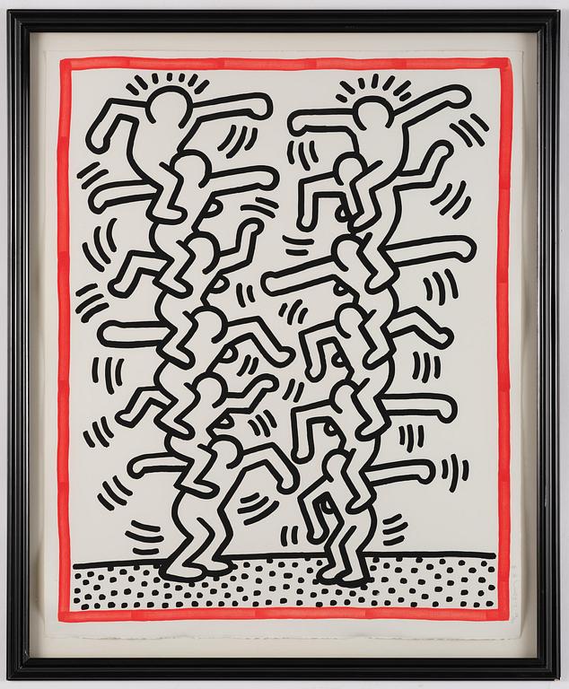 Keith Haring, Utan titel, ur "Three Lithographs".