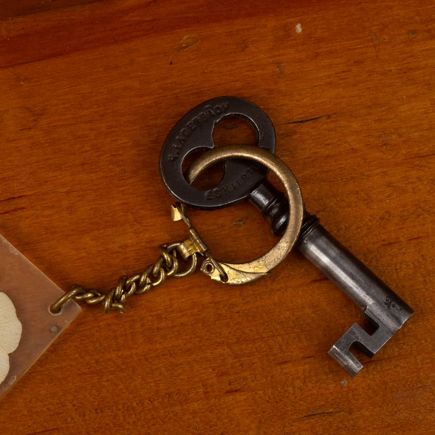 A bookcase, circa 1900.