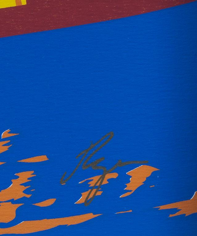 RICHARD RYAN, färgserigrafi, signerad och numrerad 94/250.