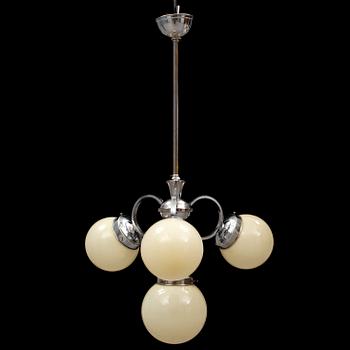 An Art Deco ceiling light 1930's.