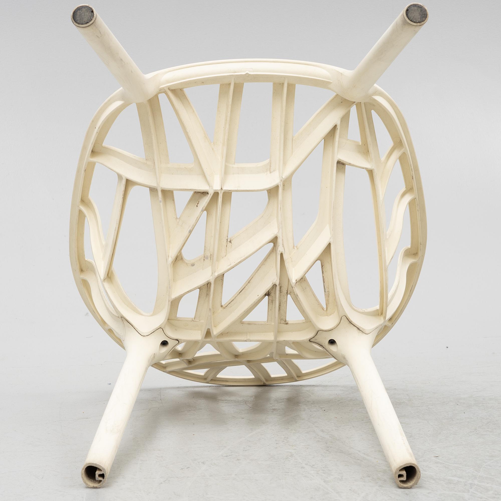 Ronan & Erwan Bouroullec, karmstolar, 4 st, "Vegetale Chair", Vitra.