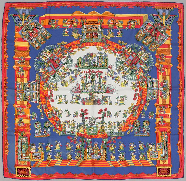 Hermès, scarf, "Astres et Soleils".