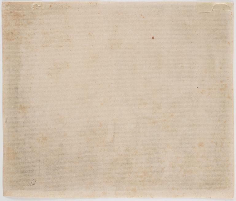 Rembrandt Harmensz van Rijn, “Peter and John at the Gate of the Temple", senare avdrag, troligen 1700-tal.