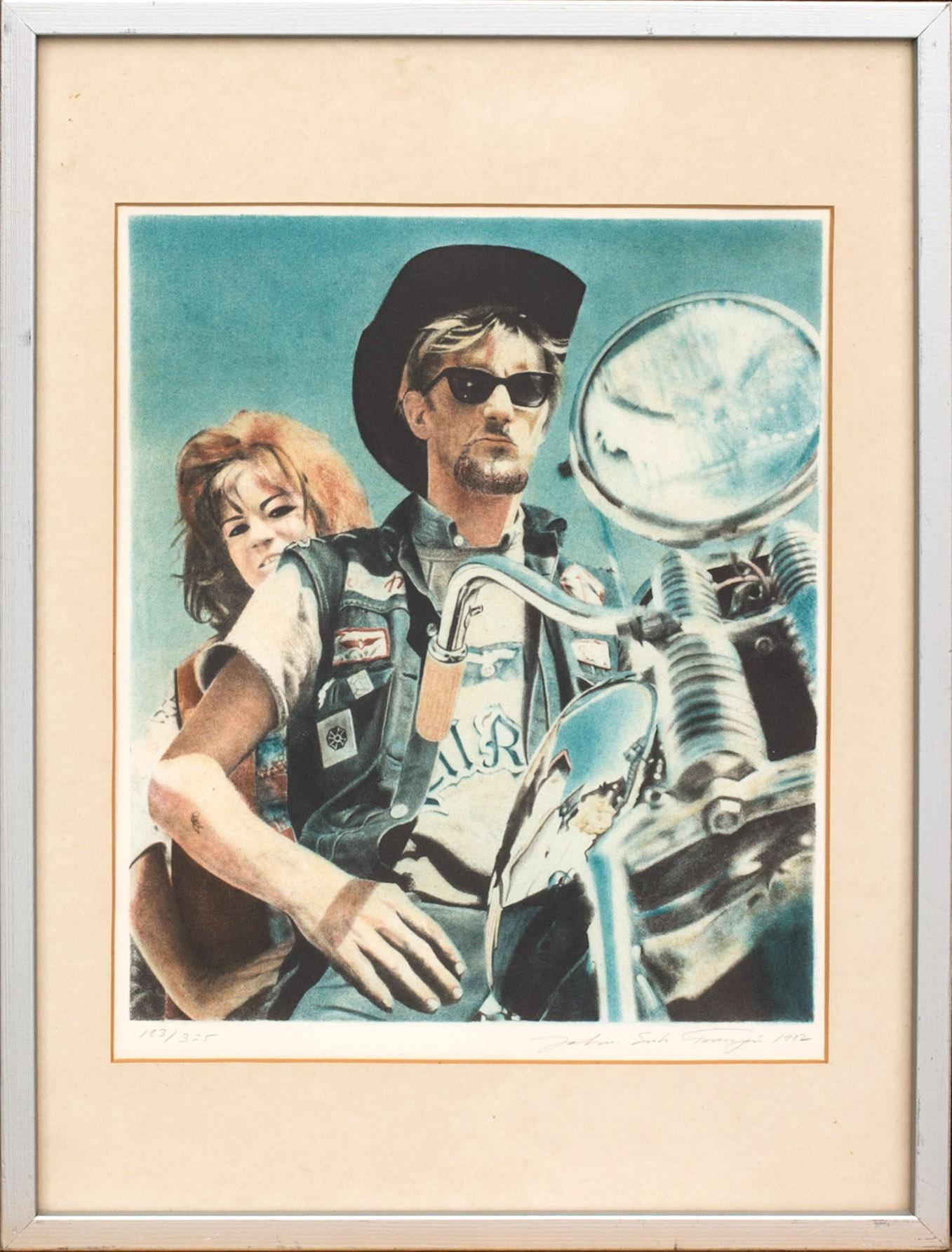 JOHN-ERIK FRANZÉN, a signed and dated lithograhp.