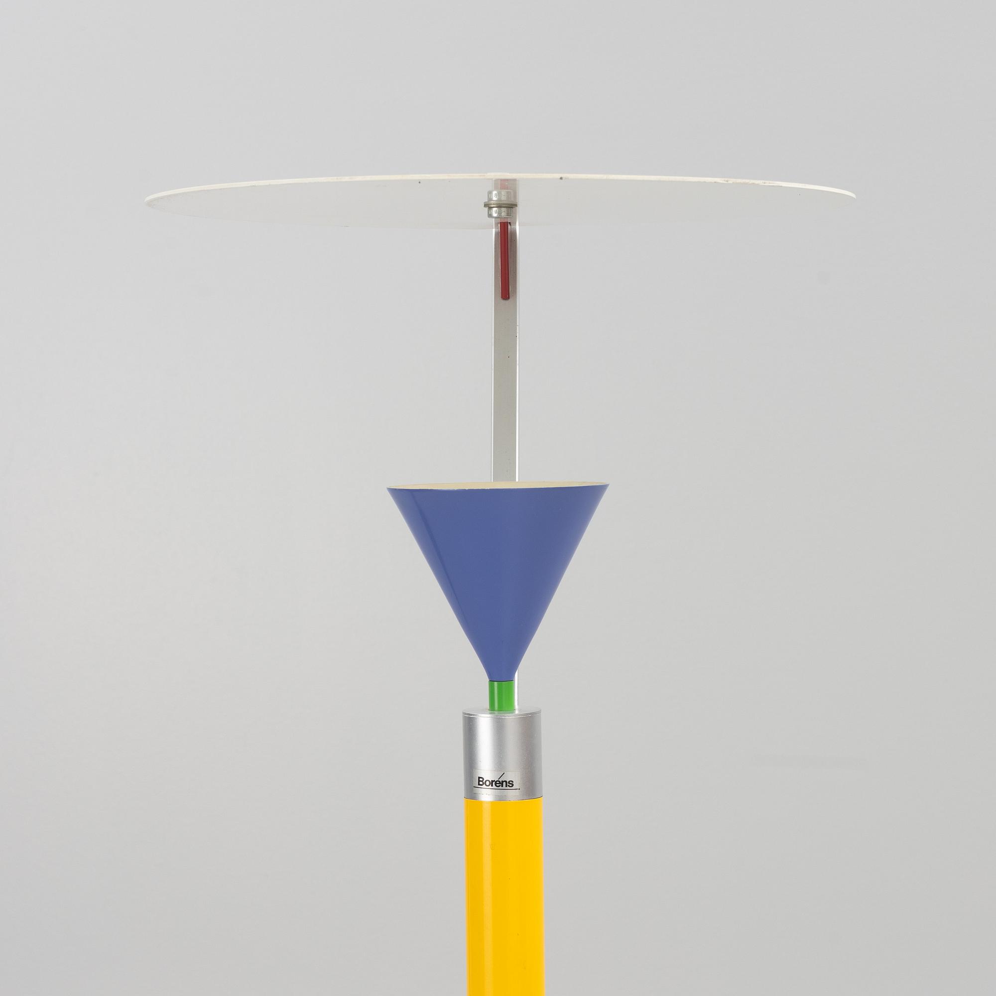 Olle Andersson, floor lamp Halo there, Boréns, 1980s.