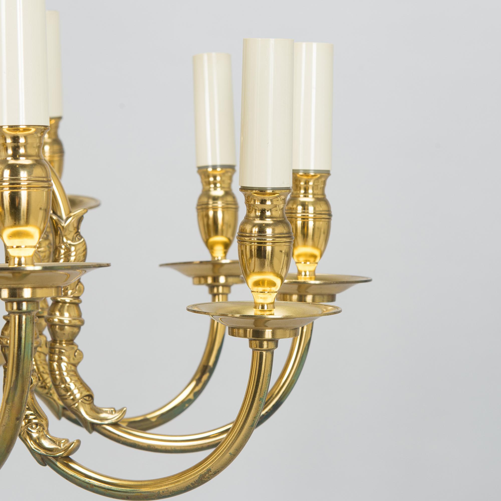 Takkrona, Lysberg, Hansen og Therp 1948. Barockstil.