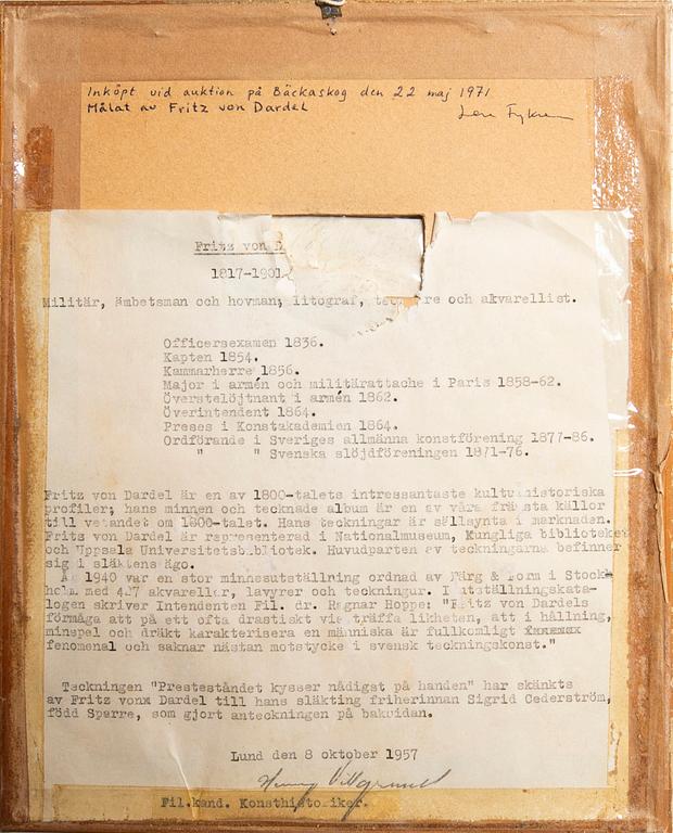 Fritz von Dardel, 1847.