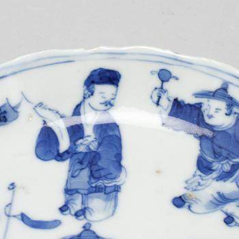 A Qing-dynasti PLATE, China.